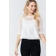thumbnail image 1 of Top de Malla con Puntos y Tirantes Finos en el Codo, Talla M, 1 of 4