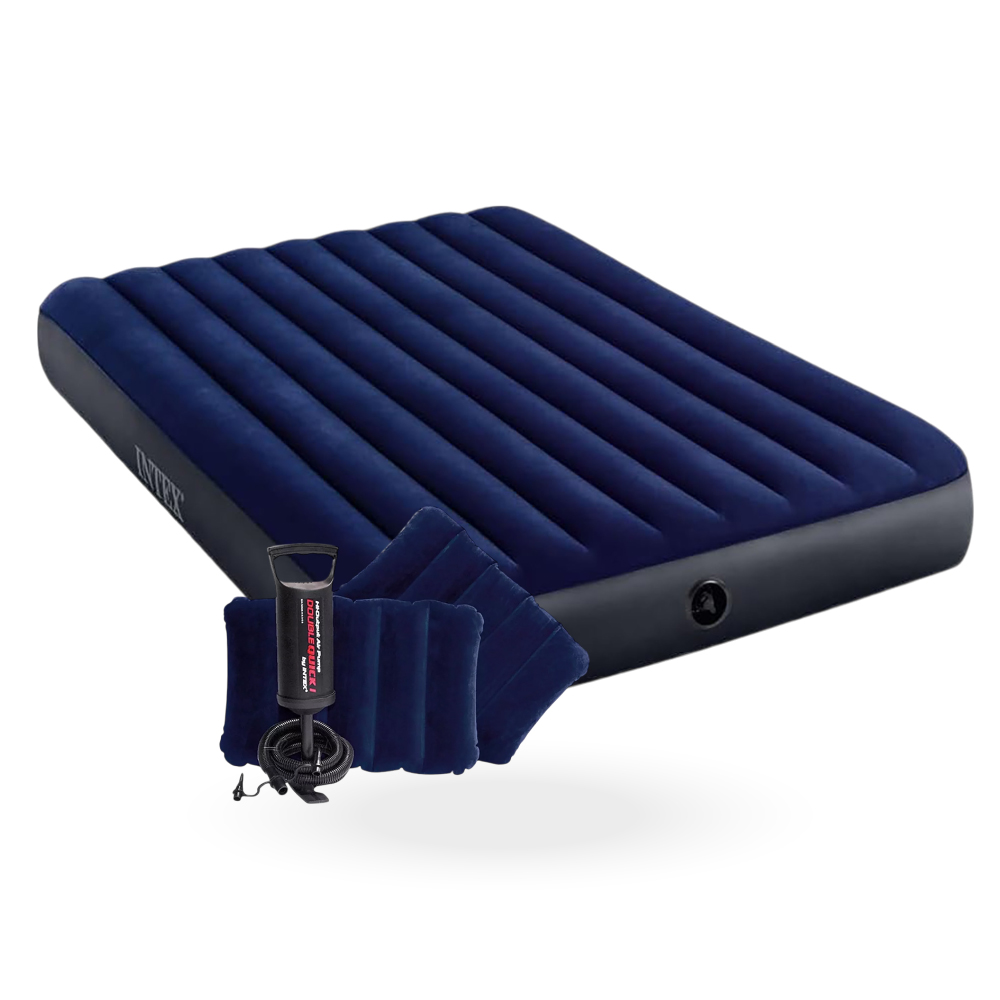 Colchon Inflable Intex Dura Beam1,52Mt X 2,03Mt X 0,25 Mt