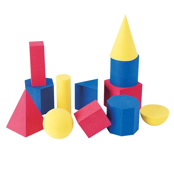 Juego de recursos de aprendizaje de Soft Geosolids para 12 personas mayores de 5 años (LER6120)