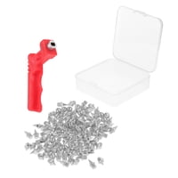 Ioensy - Reemplazo De Clavos De Zapatos De Acero Con Llave De Clavos Para Zapatos De Campo De Pista Plateados