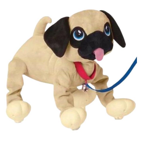 Peppy Pets Walking Pug Dog No requiere baterías rebotando