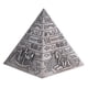 thumbnail image 3 of Artesanías De Metal Modelo De Construcción Pirámides Egipcias Estantería Ornamento Gris, 3 of 3
