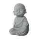 thumbnail image 5 of Estatuillas De Estatua De Monje De Buda De Piedra Arenisca Para Esculturas De Decoración De Macetas Con Una Sola Mano En La Pierna, 5 of 5