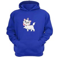 Genérico - Polerón Canguro Gatos Aristócratas Azul Talla S Unisex