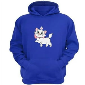 Genérico - Polerón Canguro Gatos Aristócratas Azul Talla M Unisex