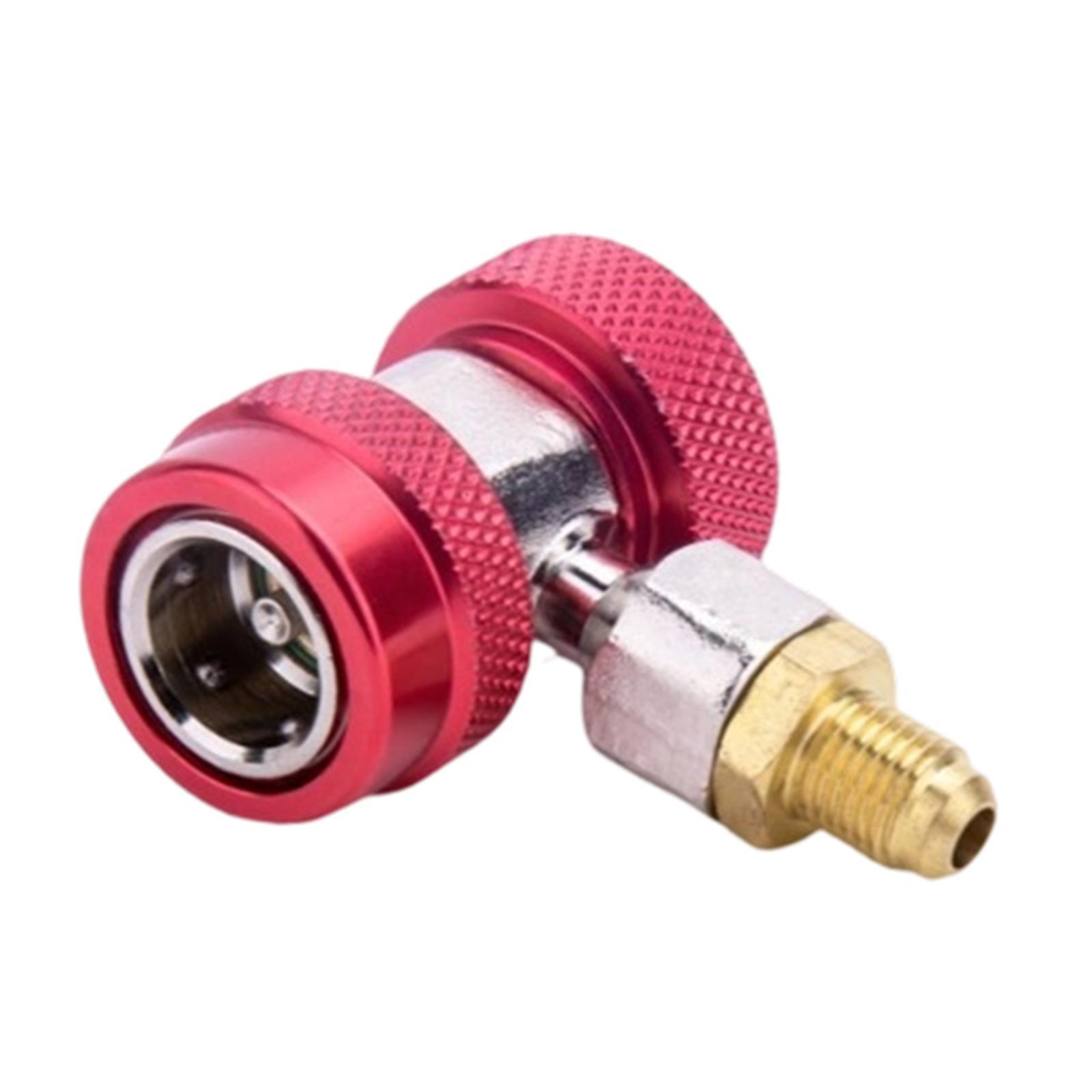 Magideal - Adaptador De Acoplamiento Rápido Accesorio De Manguera De Aire Acondicionado Fácil De Instalar Práctico Conector De Aleación Accesorios Portátiles Aju Alto