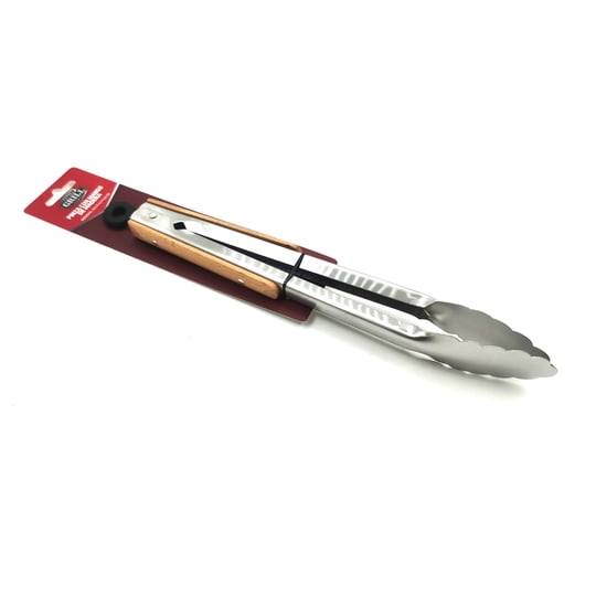 Pinzas Para Parrilla Y Cocina Con Mango De Madera Expert Grill