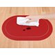 thumbnail image 3 of REGALWOVEN Juego de 6 Manteles Individuales, Manteles de Cuero Sintético para Decoración de Mesa de Comedor de Cocina, Manteles Resistentes al Calor Lavables, Mantel Individual Limpiable Rojo 18*12in, 3 of 7
