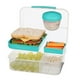 thumbnail image 1 of Set 4 Herméticos Sistema Bento To Go Con Pote Para Yogurt 1.25 Litros Litros, 1 of 3