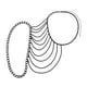 thumbnail image 3 of Gargantilla Collar Hombro Borla Cadena Para Accesorio De Ropa Collar Grueso, 3 of 5