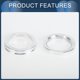 thumbnail image 5 of Anillos Centradores de Cubo Unique Bargains, 56.1mm ID a 73.1mm OD Anillos de Cubo de Rueda de Vehículo de Aleación de Aluminio, 4 Piezas, 5 of 6