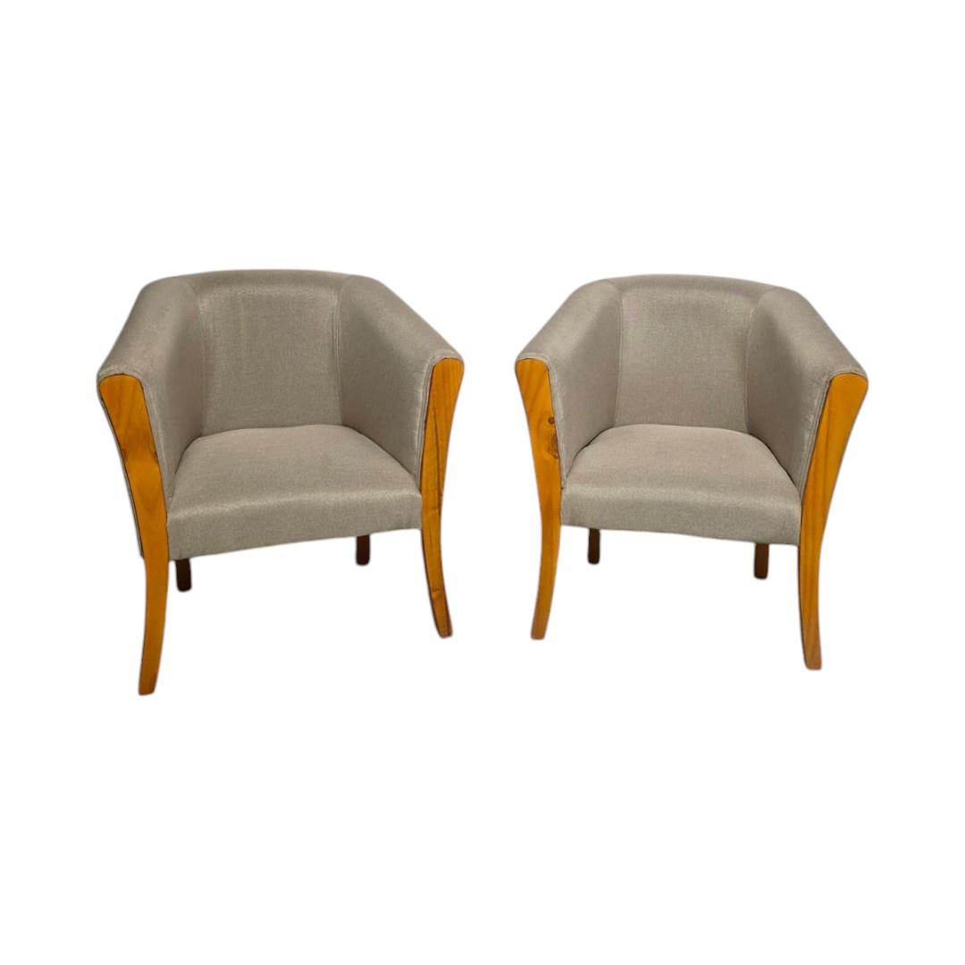 Diseños Valestrini - Sitiales Esmeralda Lino Beige