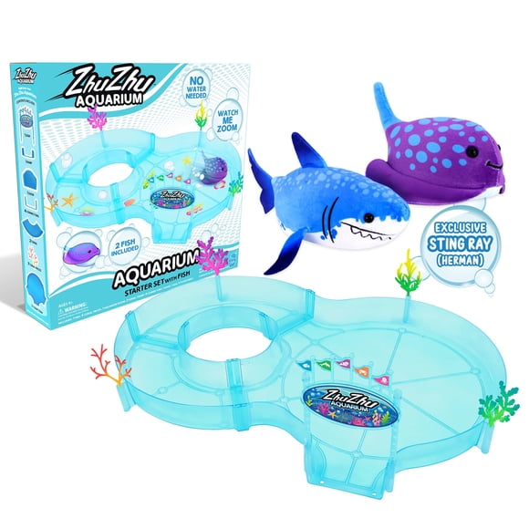 Set básico para acuarios zhuzhu con 2 peces