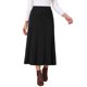 thumbnail image 4 of INSPIRE CHIC Falda de Mujer Suéter Línea A Otoño Invierno Elástica Cintura Alta Estirable Tejido de Punto Midi Falda XL Negro, 4 of 6