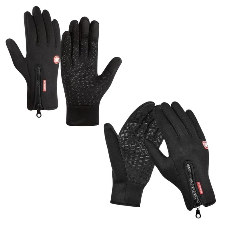 Genérico - Guantes Térmicos Bici Touch Screen Antideslizante