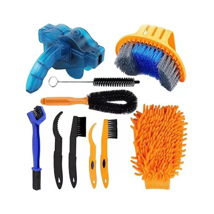 Masterprox - Limpiador De Cadena De Bicicleta 10 Piezas Mantenimiento