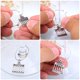 thumbnail image 4 of Abalorios para copas de vino Gnollko Travel, 16 unidades, para vasos Stem, 4 of 8