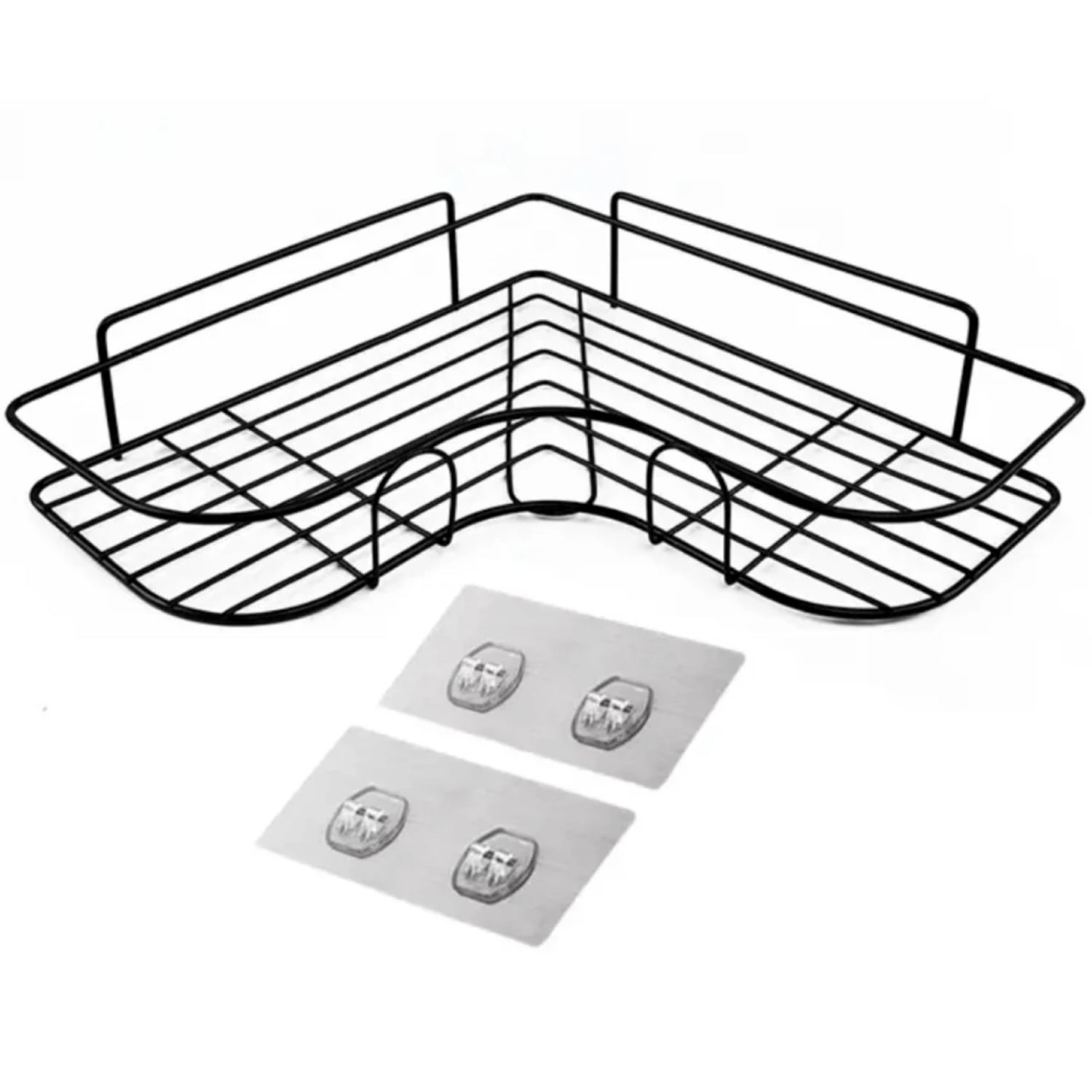 Puntostore - Organizador De Ducha Esquinero Adhesivo Inoxidable - Ps