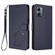 thumbnail image 1 of Motorola MOTO G Play 2025 Funda Billetera con Estampado de Gato, Azul, 1 of 6