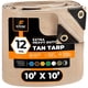 thumbnail image 1 of Lona de polietileno Expose Safety, resistente, color bronceado, 3 x 3 m, impermeable, 1 of 8