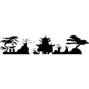 Rienda Libre Graphics - Decomural Japanese Skyline Japan Ws-18740