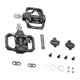 thumbnail image 1 of Pedales De Bicicleta MTB Con Calas De Doble Cara Para Pedal Sin Clip SPD Negro, 1 of 5