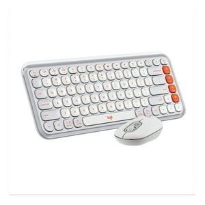 Kit Teclado Y Mouse Logitech Pop Icon, Español, Blanco 2024 Blanco No Aplica