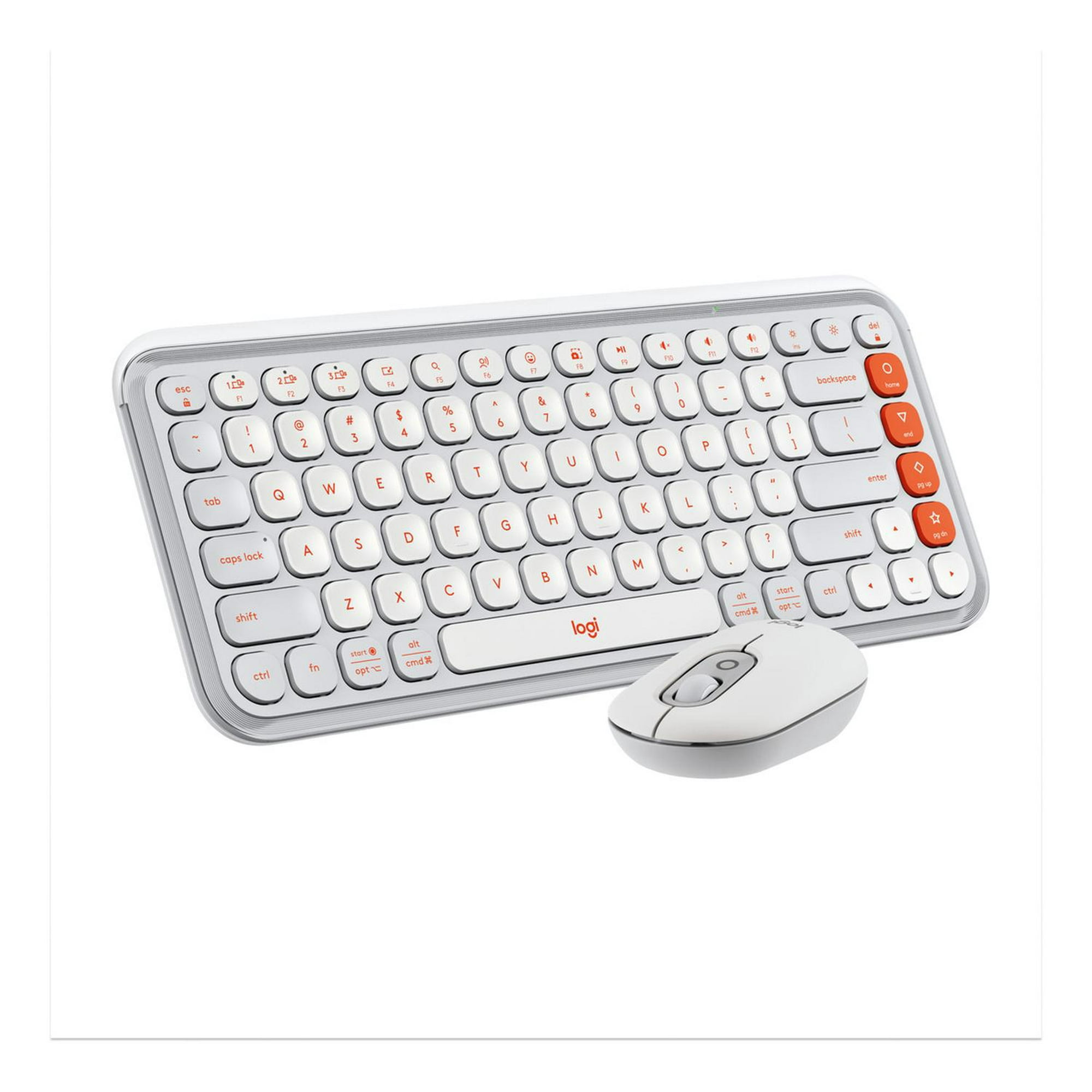 Kit Teclado Y Mouse Logitech Pop Icon, Español, Blanco 2024 Blanco No Aplica