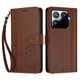 thumbnail image 3 of Funda Cartera Trébol para Xiaomi 15T Pro con Ranuras Tarjetas y Carga Inalámbrica Marrón, 3 of 6