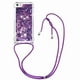 thumbnail image 1 of Funda FOXDOCK para iPhone SE con Cuerda Ajustable, Brillo Líquido, Protección Antigolpes y Lente – Ideal para Regalo, 1 of 6
