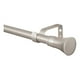 thumbnail image 1 of Set Simple De Barra para Cortina Extensible 170-320 Cm De Metal Diámetro 16/19 Mm Soporte De Muro Terminal Cónico Color Satín, 1 of 7