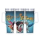thumbnail image 1 of El Show de Ren y Stimpy Vaso aislado de acero inoxidable con asa, diseño temático, regalo para familia, amigos y fans; incluye pajita y encaja en el portavasos estándar, 40 oz, 1 of 6