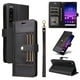 thumbnail image 2 of FOXDOCK Funda tipo Cartera para Sony Xperia 1 IV – Cubierta de Cuero PU con Múltiples Ranuras, Bolsillo para Efectivo y Correa de Muñeca, 2 of 6