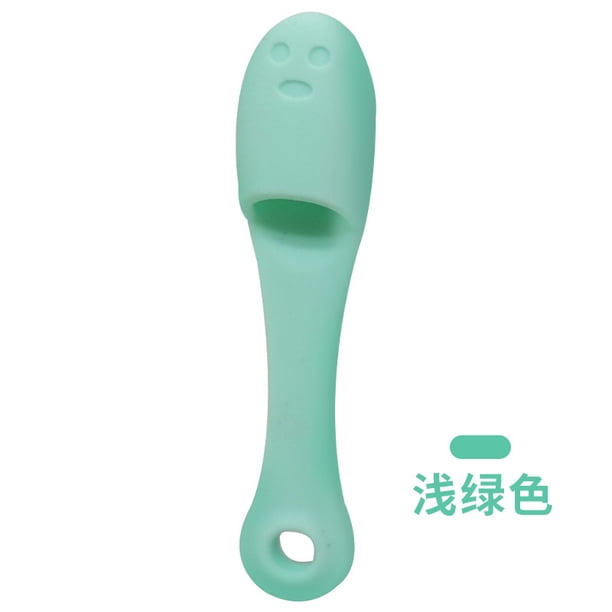 Silicone Cleansing Massage Brush Two Piece Set Exfoliating Skin Care Beauty Tool Waterproof Deep Cleansing Mask Stirring Stick