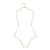 Magideal - Colgador De Traje De Baño, Colgador De Lencería, Almacenamiento Y Exhibición, Colgador De Traje De Baño, Estante De Exhibición En Forma De Cuerpo, Col Oro
