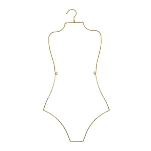 Magideal - Colgador De Traje De Baño, Colgador De Lencería, Almacenamiento Y Exhibición, Colgador De Traje De Baño, Estante De Exhibición En Forma De Cuerpo, Col Oro