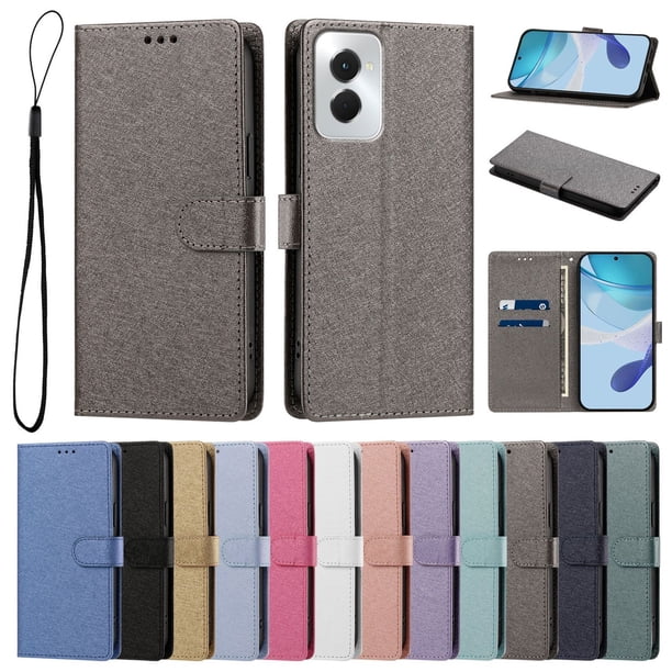 Cartera Protectora para Motorola Moto G Power 2024 con Soporte, Gris