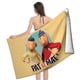 thumbnail image 4 of Pat y Mat Toalla de playa de secado rápido con diseño temático, regalo para mujeres y niñas, ideal para cumpleaños, fans, amantes de la música, uso en la playa o al aire libre, 78 × 160 cm, 4 of 6