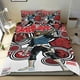 thumbnail image 1 of Bullseye Conjunto de sábanas temático, trío de piezas, cómodo y amigable con la piel, diseño único, regalo de decoración para el hogar para familiares, amigos y fans,135cm *200cm, 1 of 6