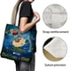 thumbnail image 3 of Pinecone & Pony Bolso de tela con estampado de lienzo para mujer, bolsa de compras reutilizable y estética, con cremallera interior, regalo para mujer, 35 × 40 cm., 3 of 6