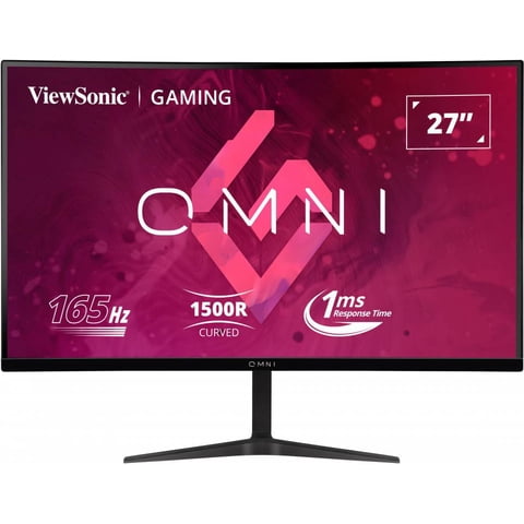 Monitor Gamer Curvo Viewsonic Vx2718-2Kpc 27"" Qhd Va, 165Hz, 1Ms, Amd Freesync Premium