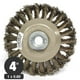 thumbnail image 1 of Grata Copa Plana Acero Templado Trenzado 4'' - Calibre de 0,6 mm - Toma M14 - Hela, 1 of 3