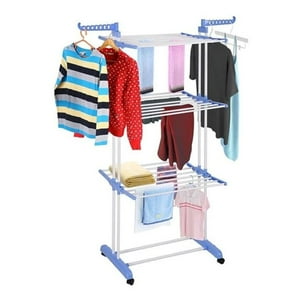 Crusec - Tendedero Organizador Colgador Ropa Plegable 3 N