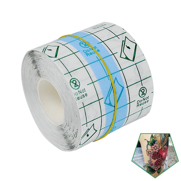 Rollo de vendaje Flatoedu para después del tratamiento de tatuajes, 2 pulgadas x 10 yardas, impermeable