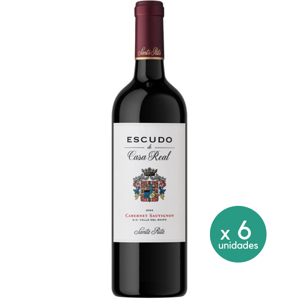 Vino Casa Real Escudo De Familia Cabernet Sauvignon 750 Cc X 6