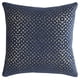 thumbnail image 1 of Almohada decorativa Rizzy Home T09830 con relleno de plumón, 50 x 50 cm, color azul y dorado, 1 of 3