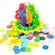 thumbnail image 1 of Thickened Piecing Plastic Snowflake Blocks Toys Children Early Education Toys Colorful Macaron Specifications Blocks, 1 of 3