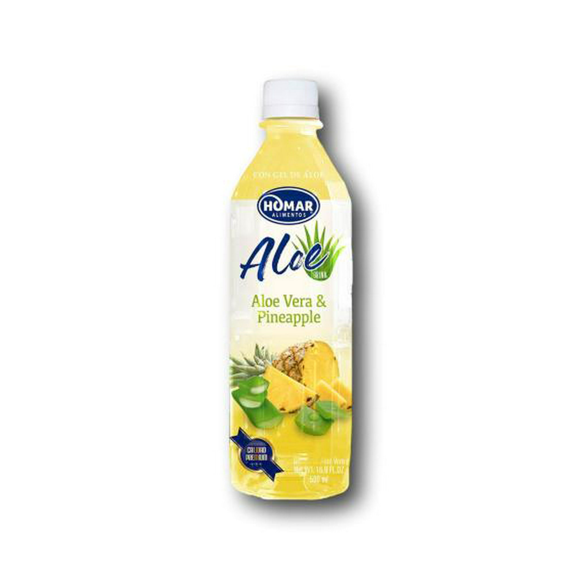 Jugo Aloe Vera Piña 500 Ml Pack 20 Unidades Don Homar | Lider