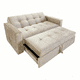 thumbnail image 3 of Sofa Cama Novus Tres Posiciones Beige Felpa, 3 of 3