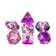 thumbnail image 5 of 7 Dados Poliédricos Acrílicos, Regalos Para Ni?os, Juguetes, Accesorios Para Beber, Entretenimiento, Violeta, 5 of 5